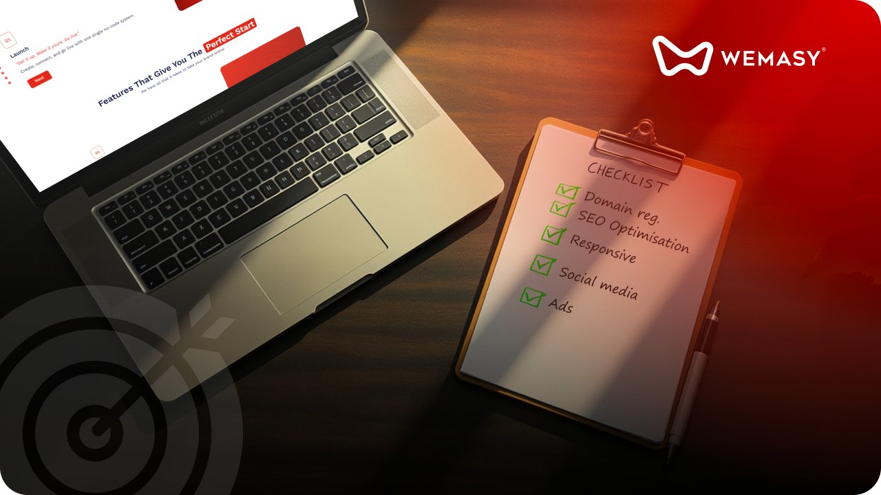 Website launch checklist for your brand