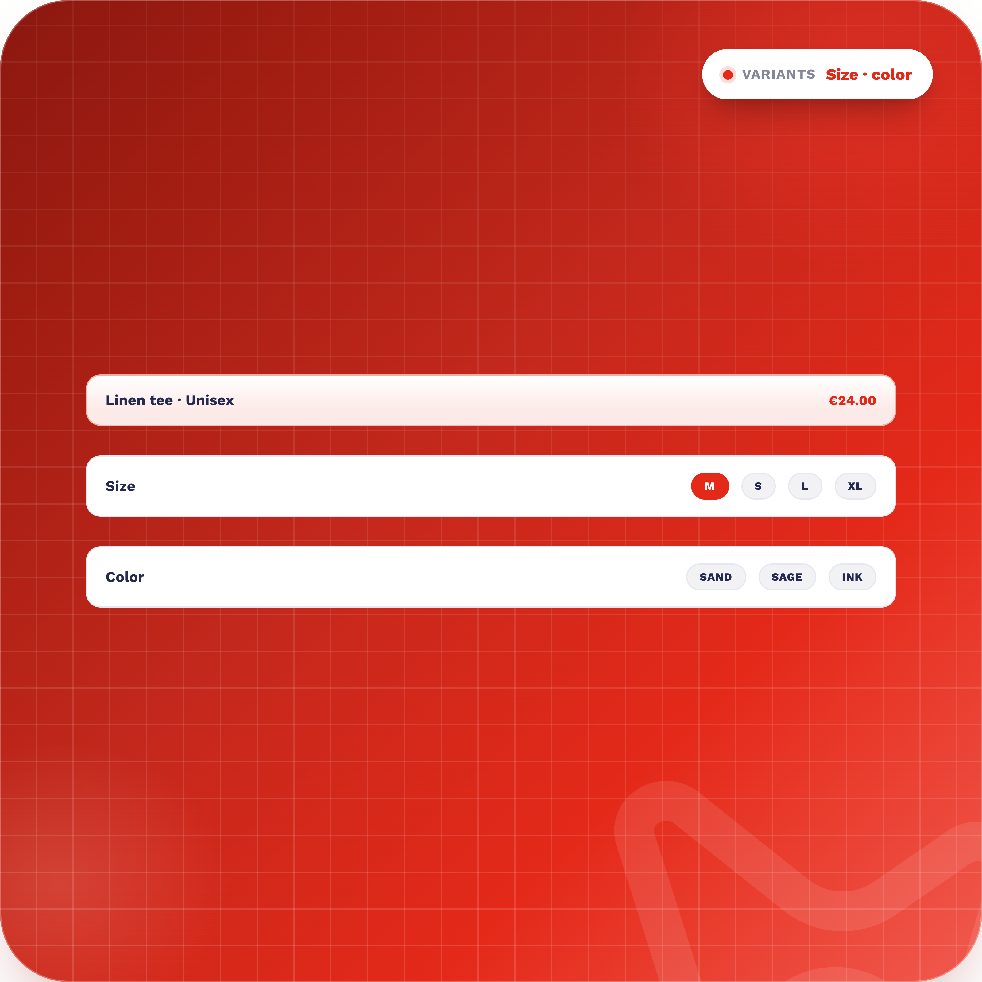 Ec 19 Configurable Product Choices