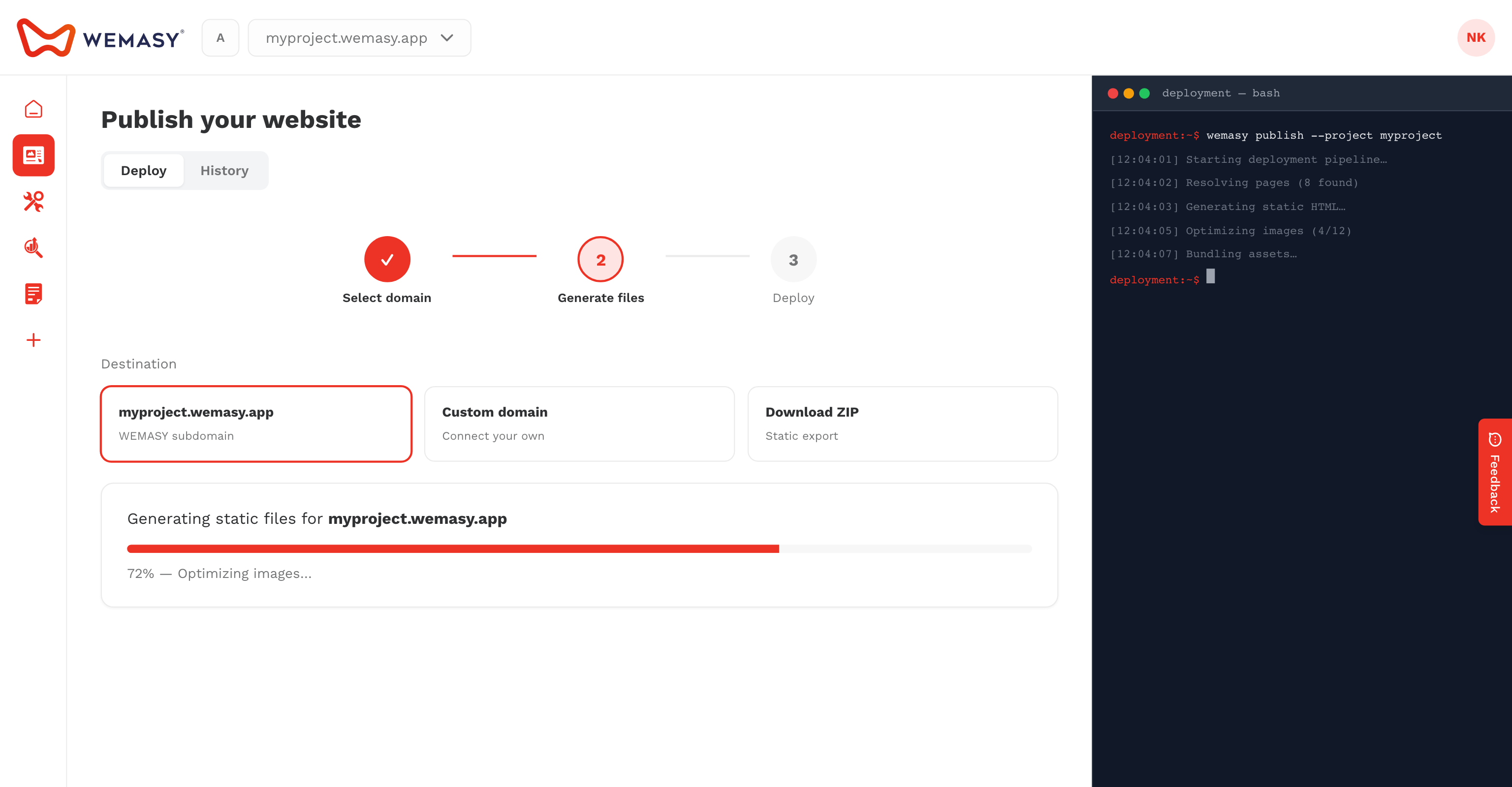 Website Builder — Check for updates