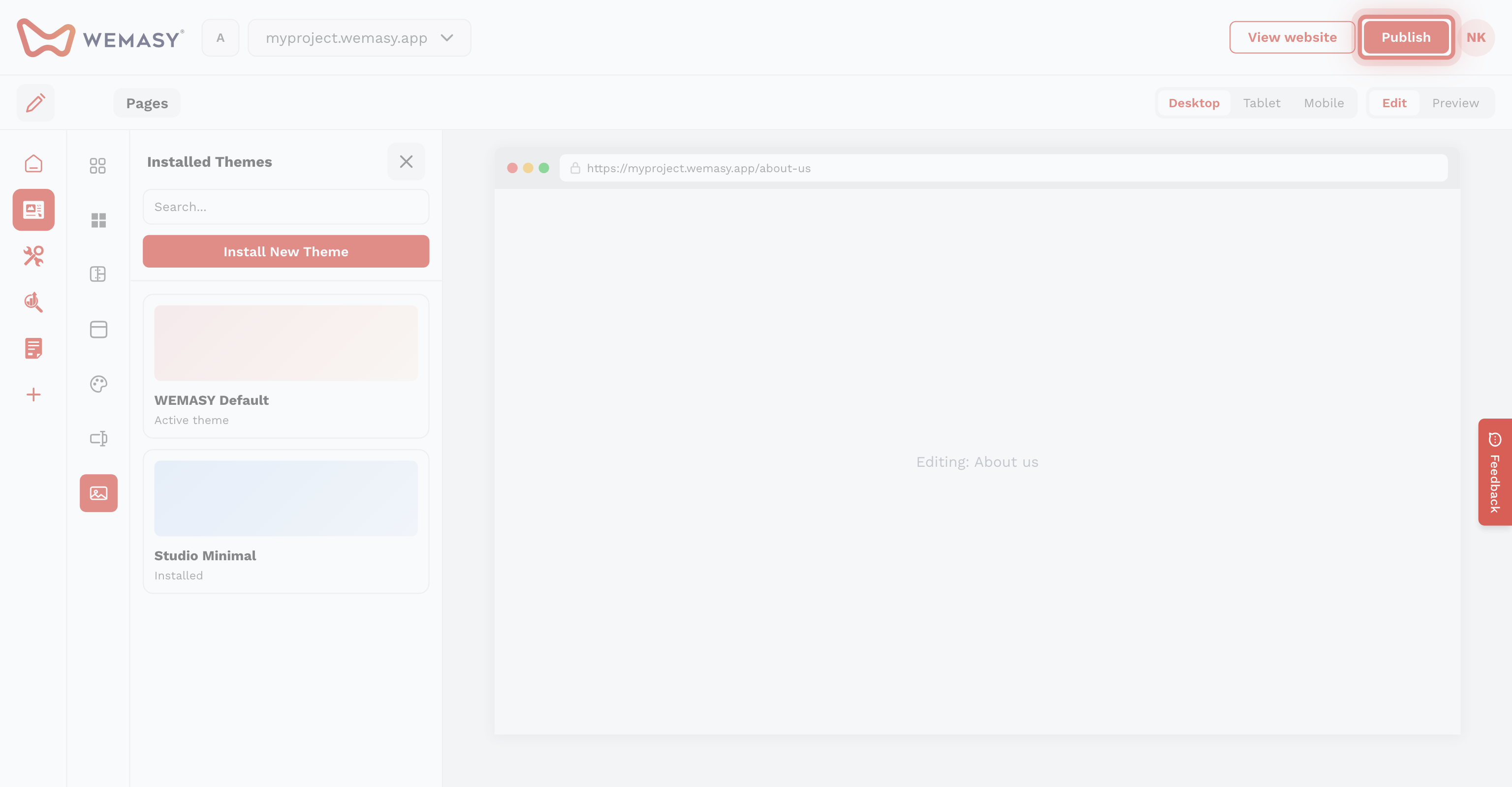 Website Builder — Install