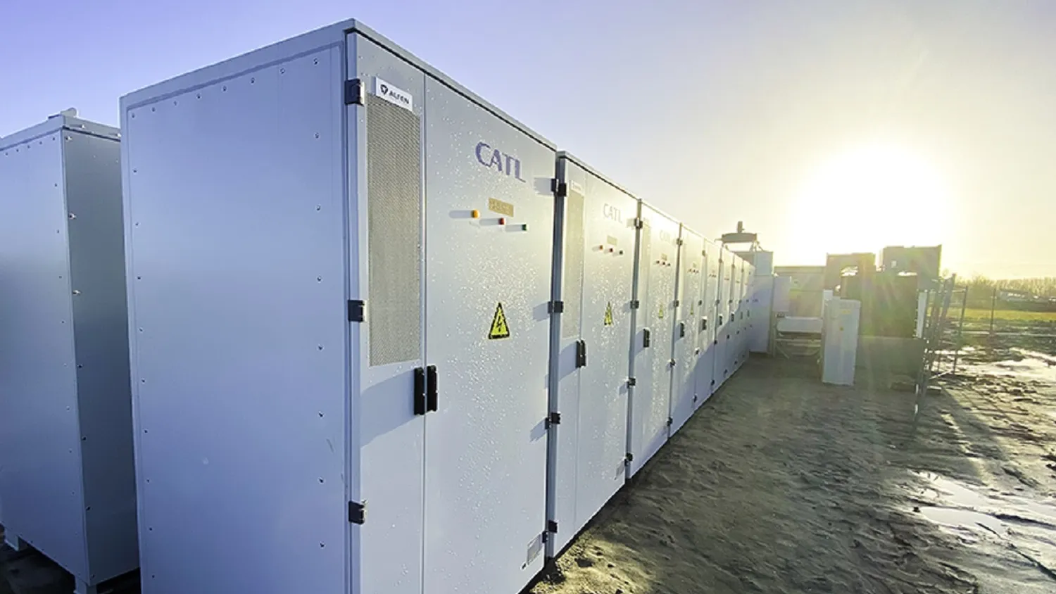 Zakelijke batterij grootschalig