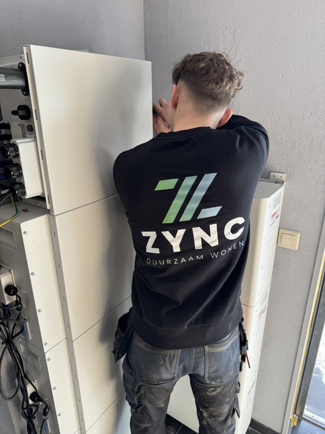 Installatie thuisbatterij