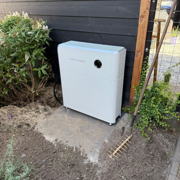 Sigenergy thuisbatterij buitenopstelling