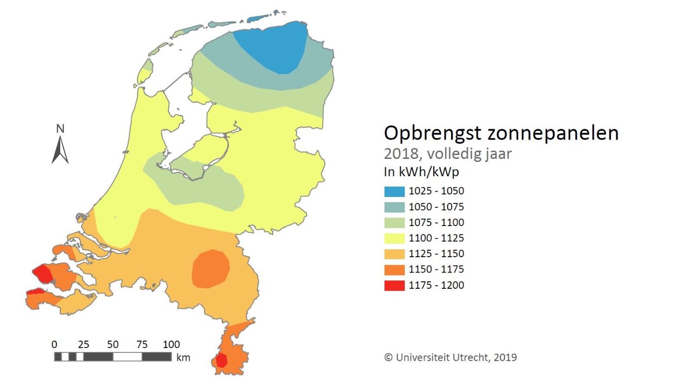OPBRENGST ZONNEPANELEN