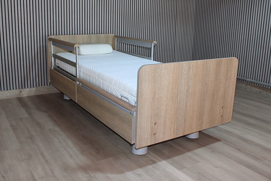 Hoog-laag bed qqq1012 SEN SC design Df 90 x 210 zorg-verpleeg bed van Wissner Bosserhoff EXTRA VOORDELIG