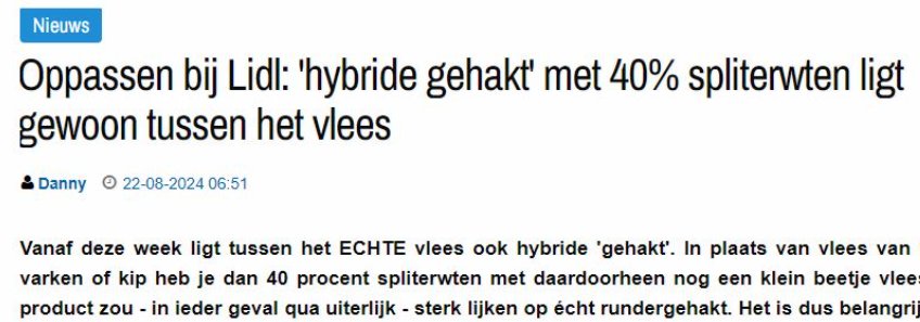 Doe jij boodschappen bij de Lidl? Pas op!!