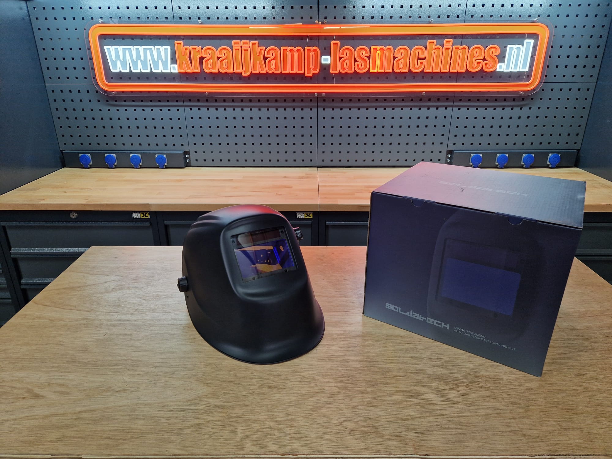Telwin lashelm model stream flame MMA/MIG/MAG/TIG