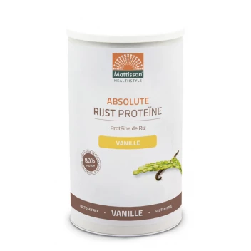 Rijst Proteïne poeder 80% - Vanille - 500 g