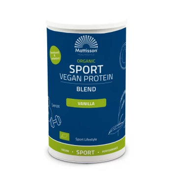 Biologische Sport Vegan Proteïne Blend - Vanille - 500 g