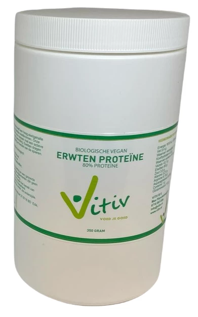 Vitiv Biologische Erwten Protëine 80% Poeder* 350GR