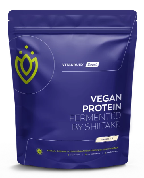 Vitakruid Vegan Protein fermented by Shiitake - Chocolade hazelnoot 987GR
