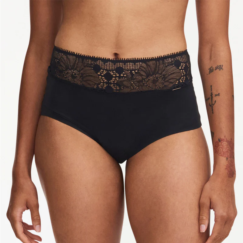 Chantelle DaytoNight menstruatie slipjes, zwart