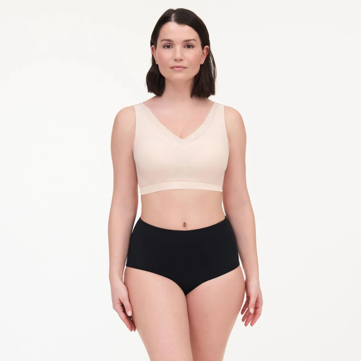 Chantelle Maxi menstruatie slipjes, zwart