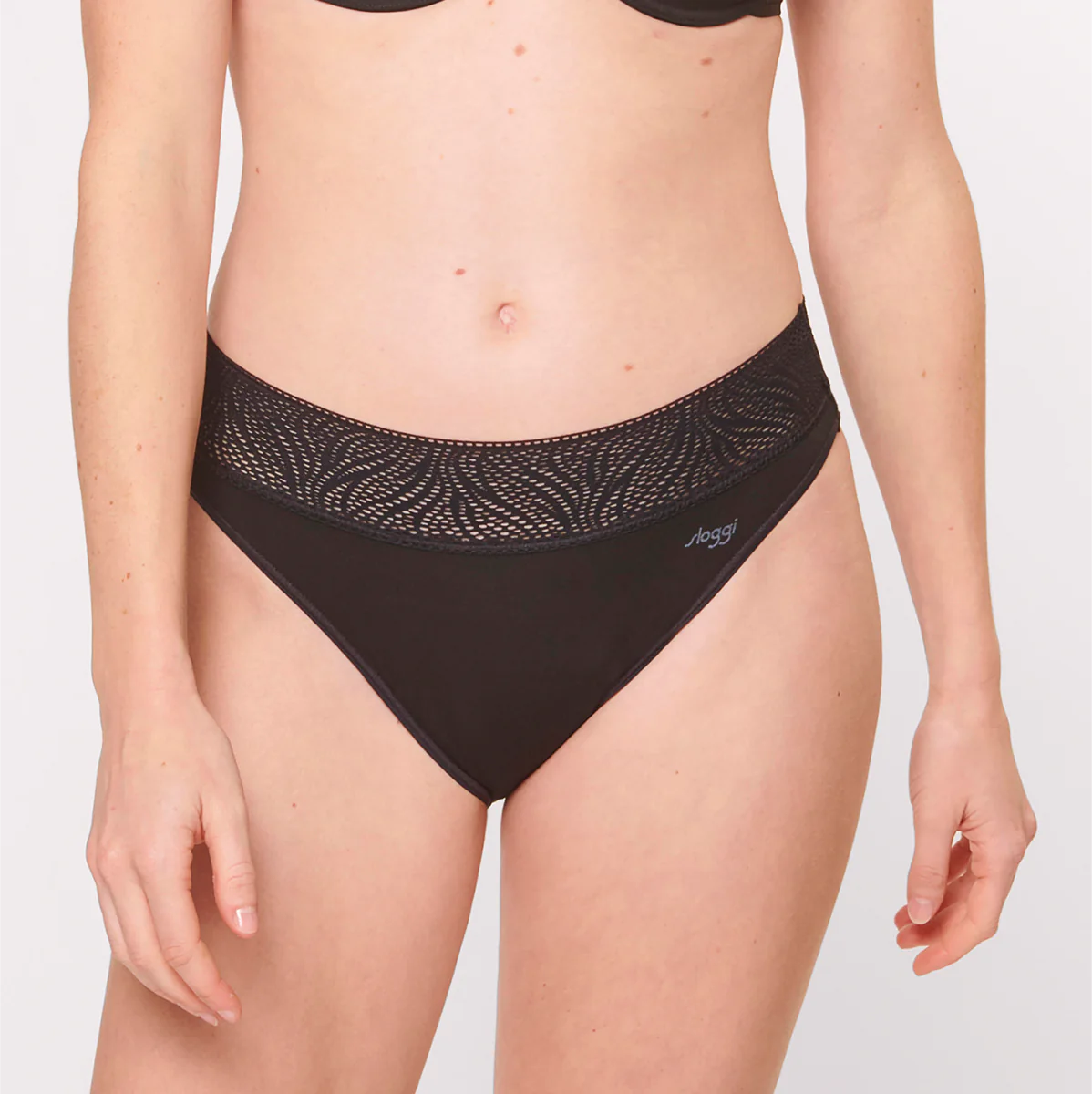 Sloggi Medium menstruatie slipjes, zwart