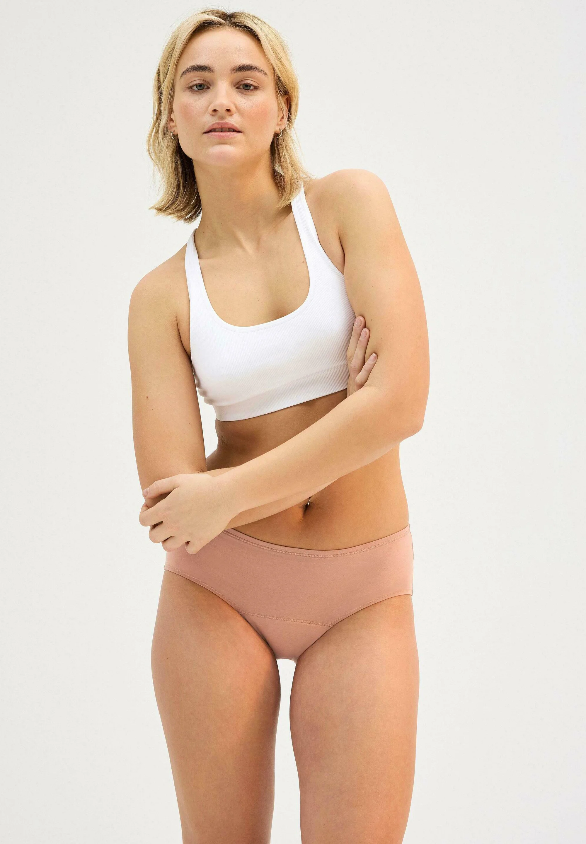 Female Engineering WITH MEDIUM ABSORBENCY - Menstruatie-ondergoed - dark beige