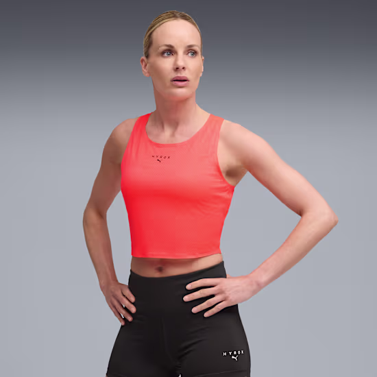 PUMA x HYROX ULTRASPUN korte tanktop voor dames