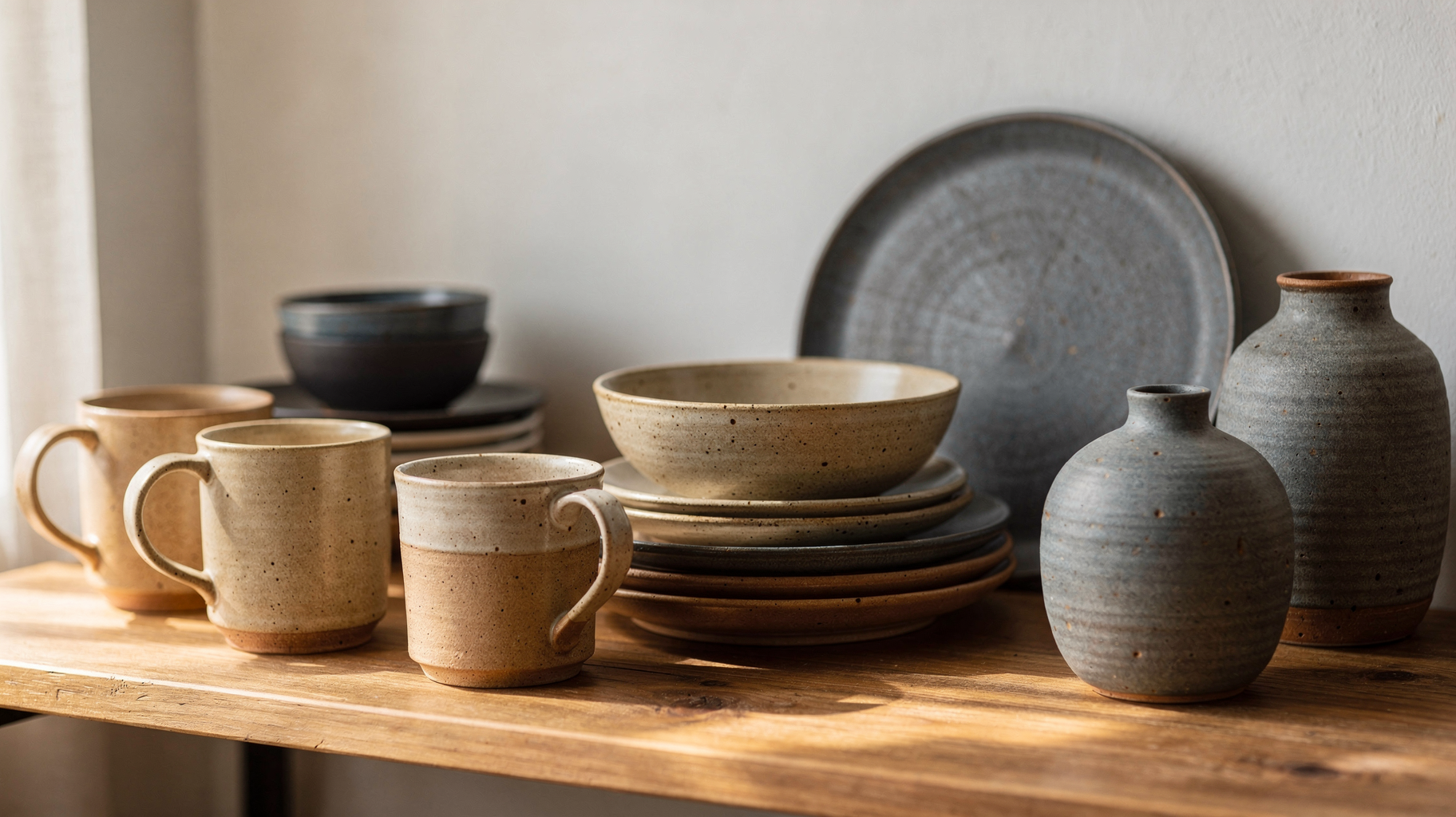 Stoneware ceramics collection